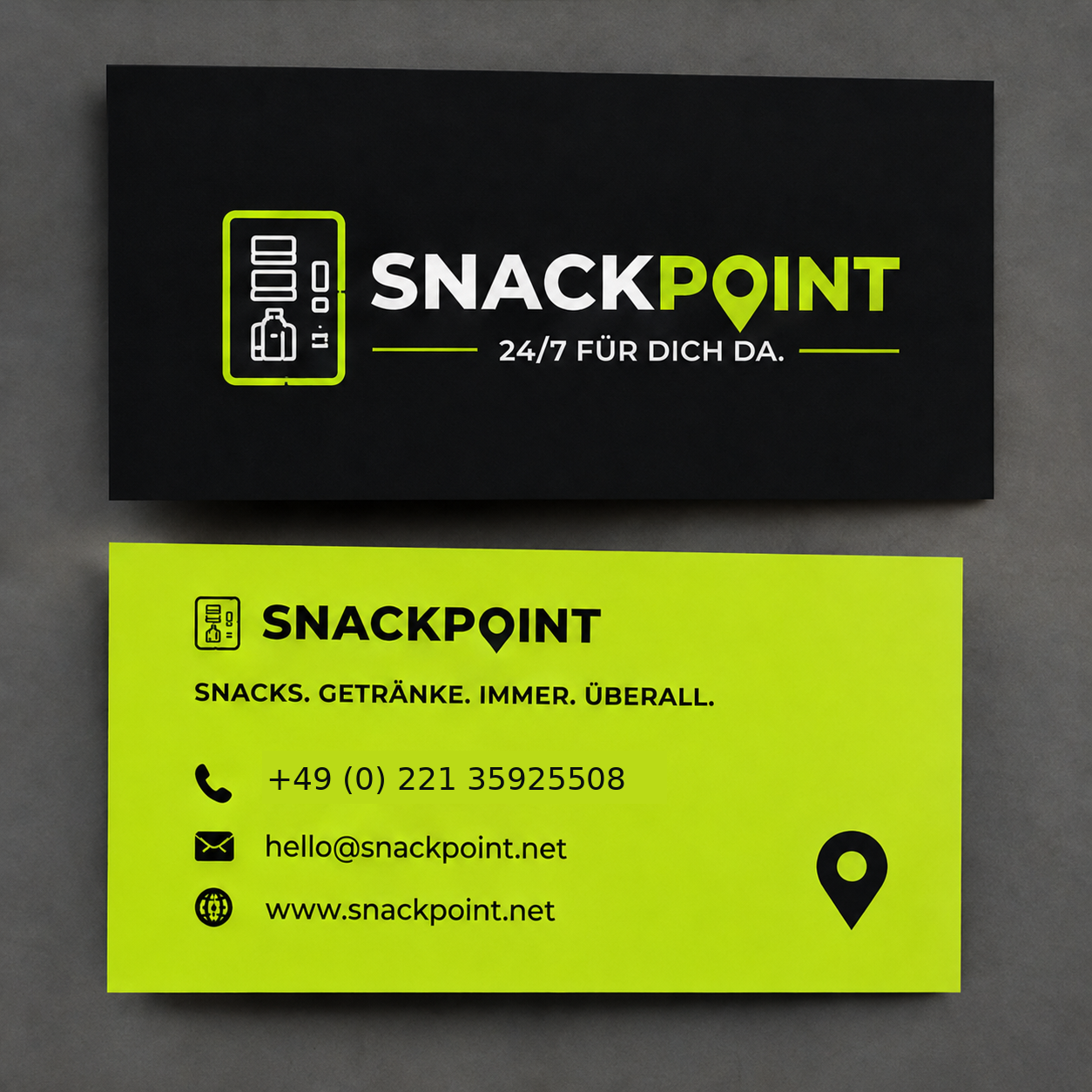 SnackPoint Corporate Design und Geschäftsausstattung